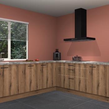 Gouden eiken keuken Moroni 35446