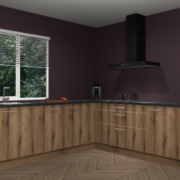 Gouden eiken keuken Moroni 35455