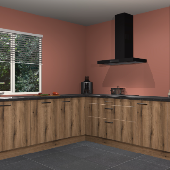 Gouden eiken keuken Moroni 35458