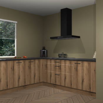 Gouden eiken keuken Moroni 35459