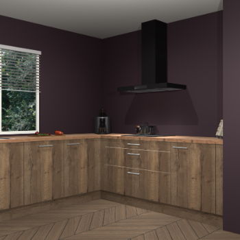 Chocolade eiken keuken Moroni 35499