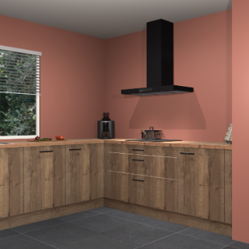 Chocolade eiken keuken Moroni 35502