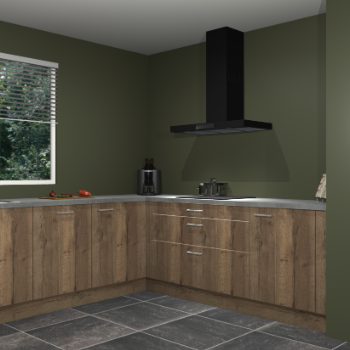 Chocolade eiken keuken Moroni 35507