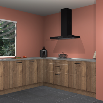 Chocolade eiken keuken Moroni 35509