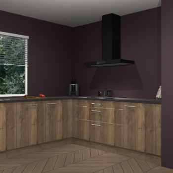 Chocolade eiken keuken Moroni 35512