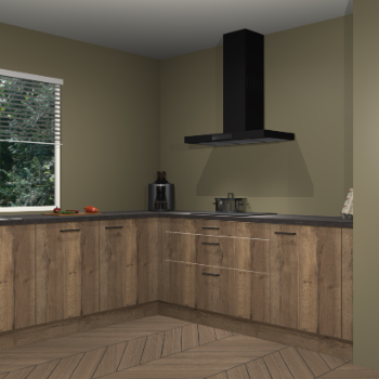 Chocolade eiken keuken Moroni 35516