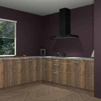 Chocolade eiken keuken Moroni 35518