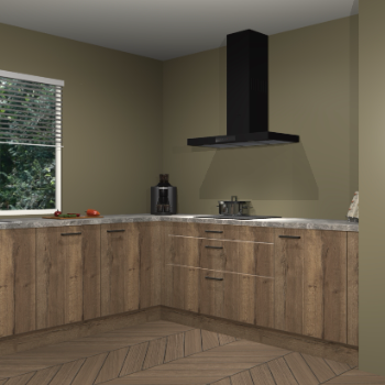 Chocolade eiken keuken Moroni 35522