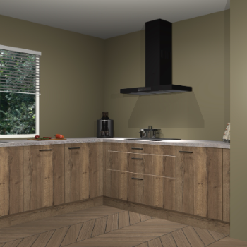 Chocolade eiken keuken Moroni 35528