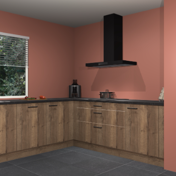 Chocolade eiken keuken Moroni 35533