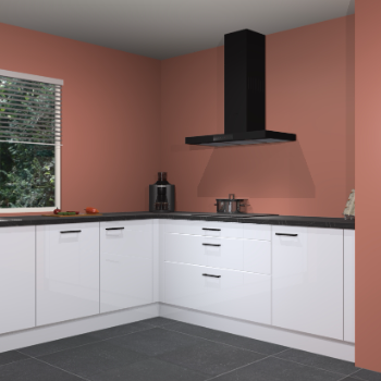 Sneeuwwitte hoogglans keuken Moroni 35617