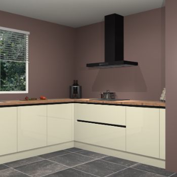 Magnolia hoogglans greeploze keuken Moroni 36567