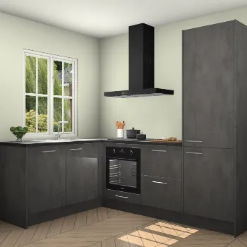 Beton antraciet keuken Nanjing 22117