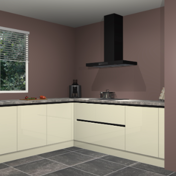 Magnolia hoogglans greeploze keuken Moroni 36585