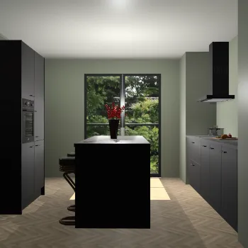 Zwarte keuken Elche 36925