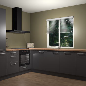 Onyxgrijze keuken Doha 36653