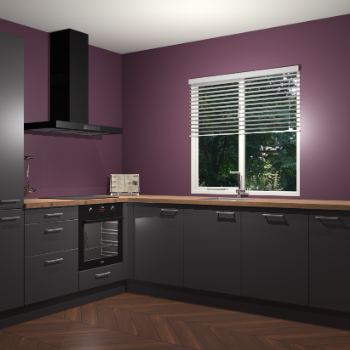 Onyxgrijze keuken Doha 36654