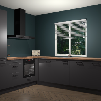 Onyxgrijze keuken Doha 36656