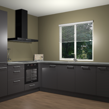 Onyxgrijze keuken Doha 36659