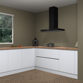 Sneeuwwitte  greeploze keuken Moroni 36931