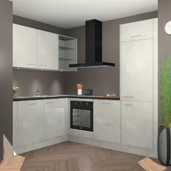 Beton opaal keuken Abidjan 22189
