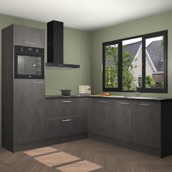 Beton antraciet keuken Surat 22196