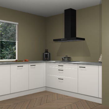 Zijdegrijze keuken Moroni 36990