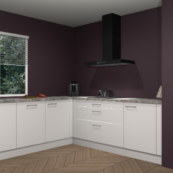 Zijdegrijze keuken Moroni 36998