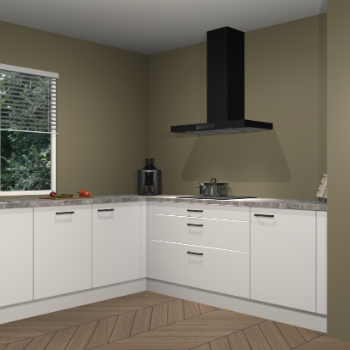 Zijdegrijze keuken Moroni 37002