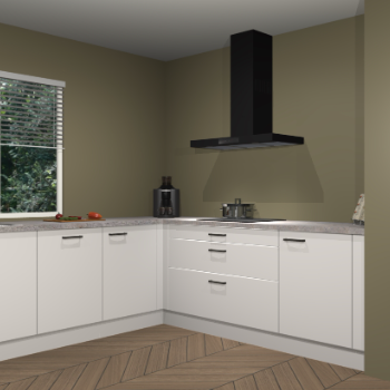 Zijdegrijze keuken Moroni 37008