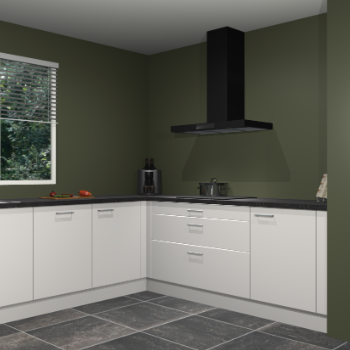 Zijdegrijze keuken Moroni 37011