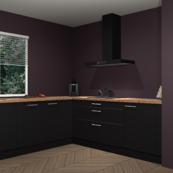 Zwarte keuken Moroni 37061