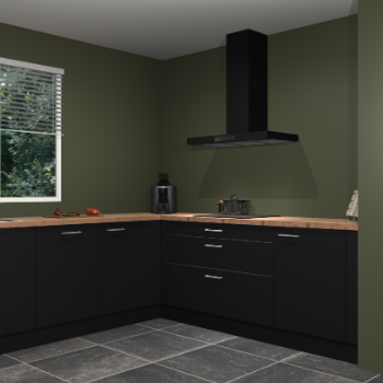 Zwarte keuken Moroni 37062