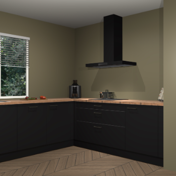 Zwarte keuken Moroni 37065