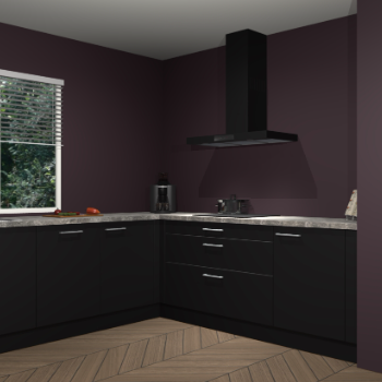 Zwarte keuken Moroni 37081