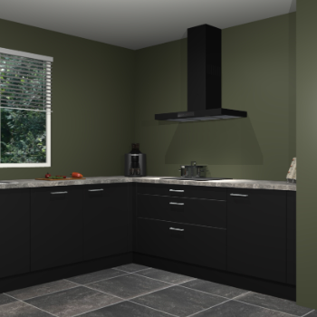 Zwarte keuken Moroni 37082