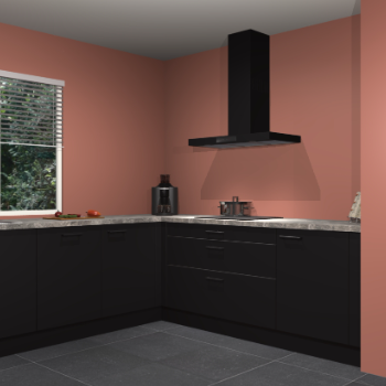 Zwarte keuken Moroni 37084