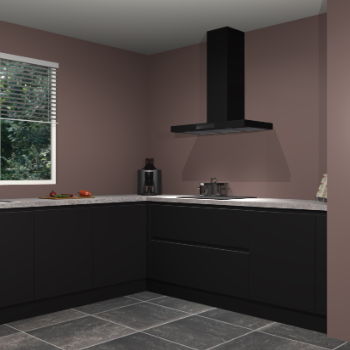Zwarte greeploze keuken Moroni 37091