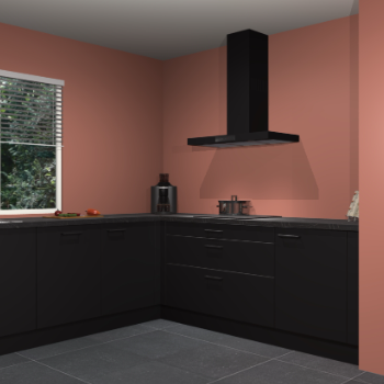 Zwarte keuken Moroni 37096