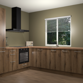 Goud Eiken keuken Doha 37167