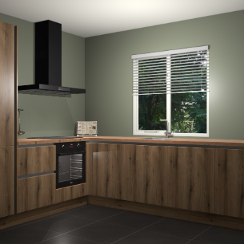 Goud Eiken keuken Doha 37169