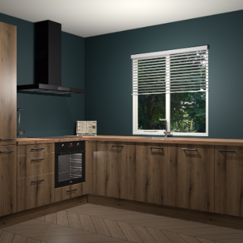 Goud Eiken keuken Doha 37170