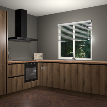 Goud Eiken keuken Doha 37172