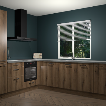 Goud Eiken keuken Doha 37180