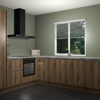 Goud Eiken keuken Doha 37191