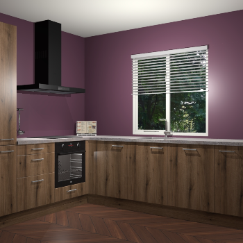 Goud Eiken keuken Doha 37196