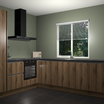 Goud Eiken keuken Doha 37203