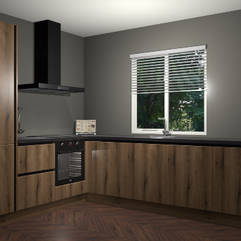 Goud Eiken keuken Doha 37206