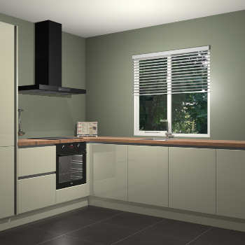 Magnolia hoogglans keuken Doha 37461