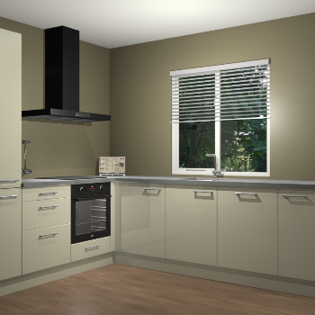 Magnolia hoogglans keuken Doha 37466